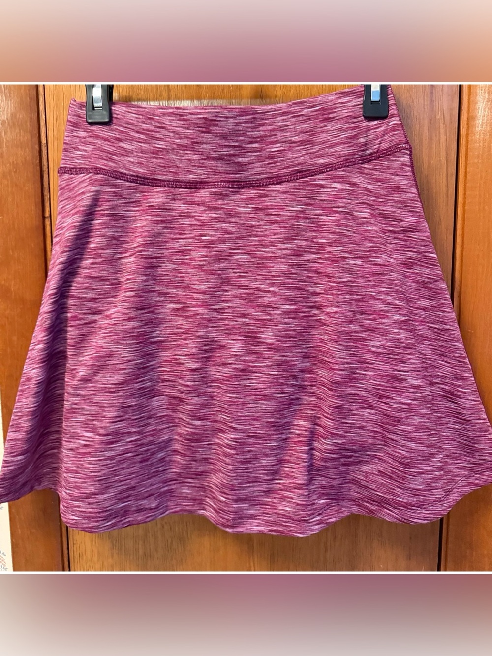 Loft Lou & Grey Heathered Pink Athletic Skort